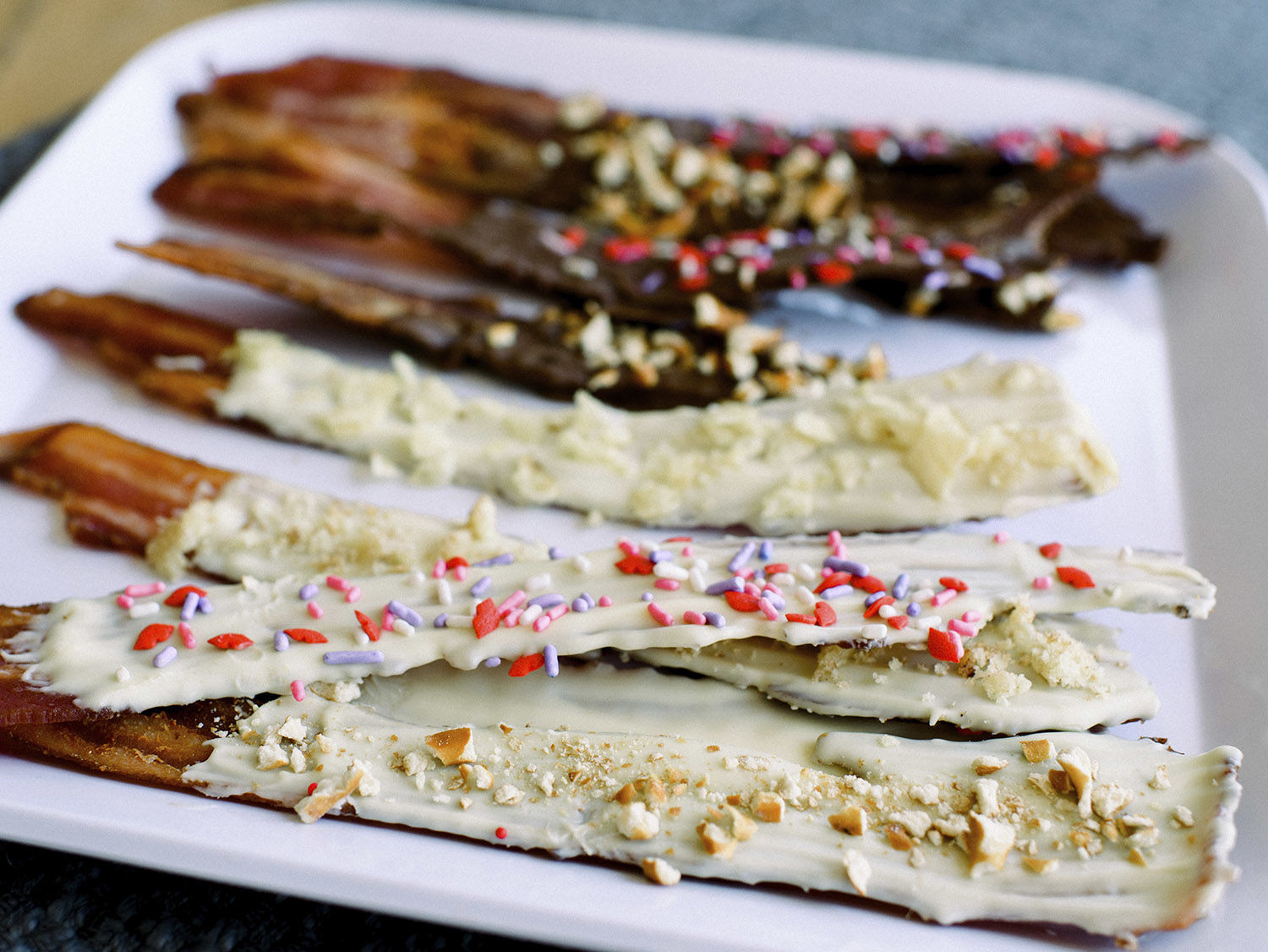 Chocolate-Covered Bacon by Burgers' Smokehouse